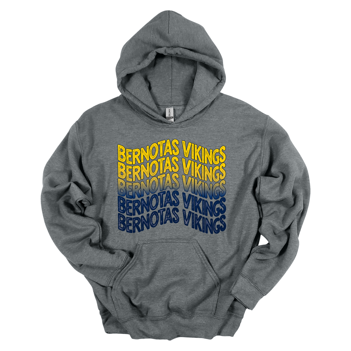 Wavy Bernotas Vikings | Youth Hooded Sweatshirt