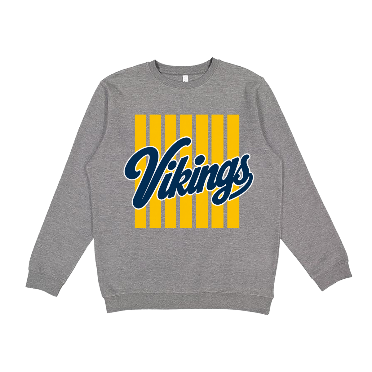 Vikings Stripe | Youth Fleece Crewneck
