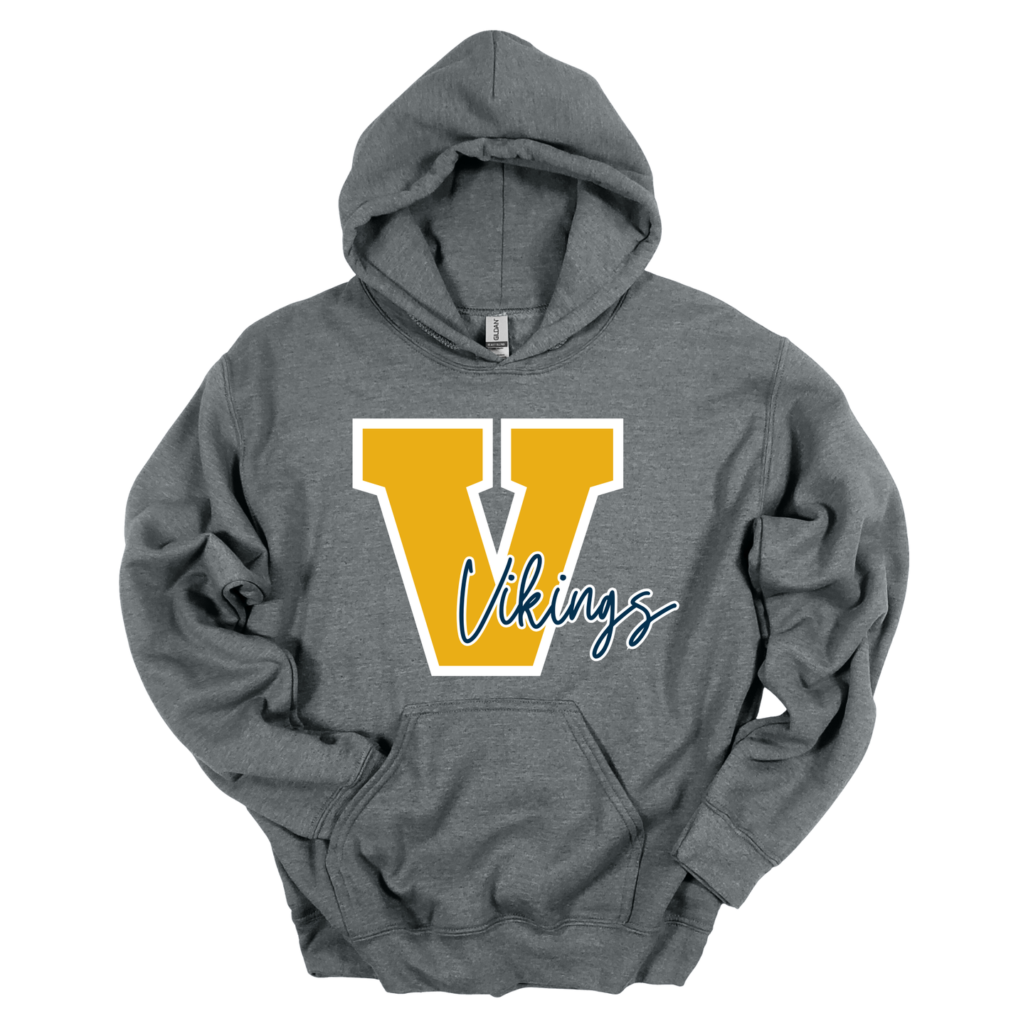 Big V for Vikings | Youth Hooded Sweatshirt