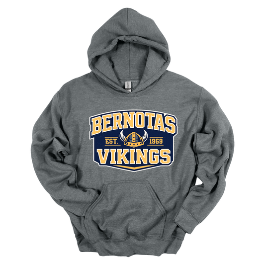 Bernotas Vikings | Youth Hooded Sweatshirt