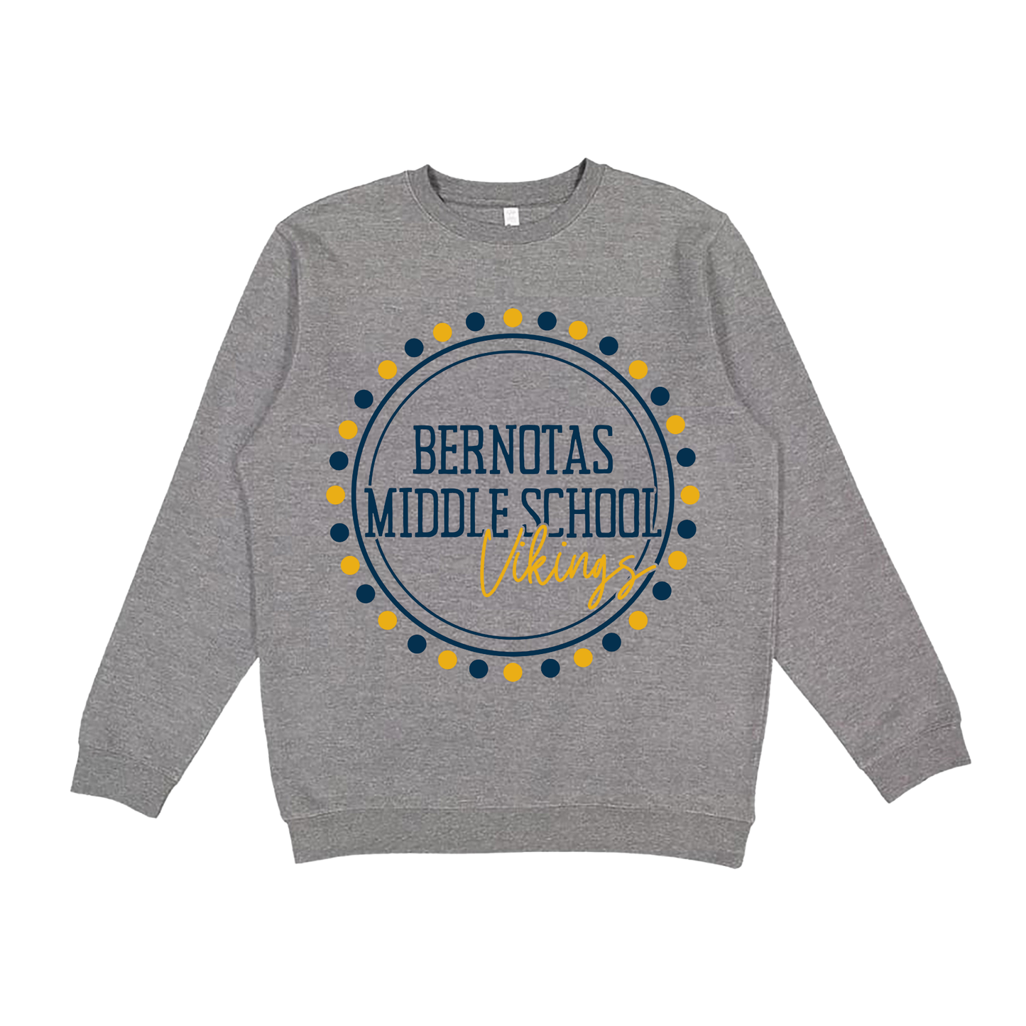 Polka Dot Vikings | Youth Fleece Crewneck