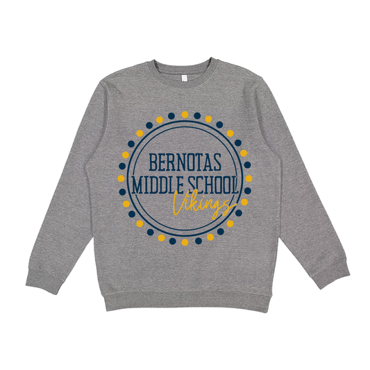 Polka Dot Vikings | Youth Fleece Crewneck