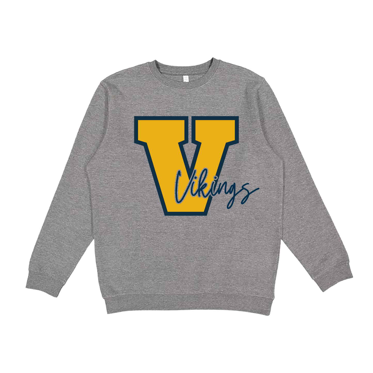 Big V for Vikings | Youth Fleece Crewneck