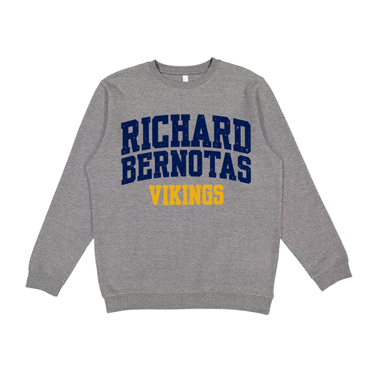 Richard Bernotas Vikings | Youth Fleece Crewneck