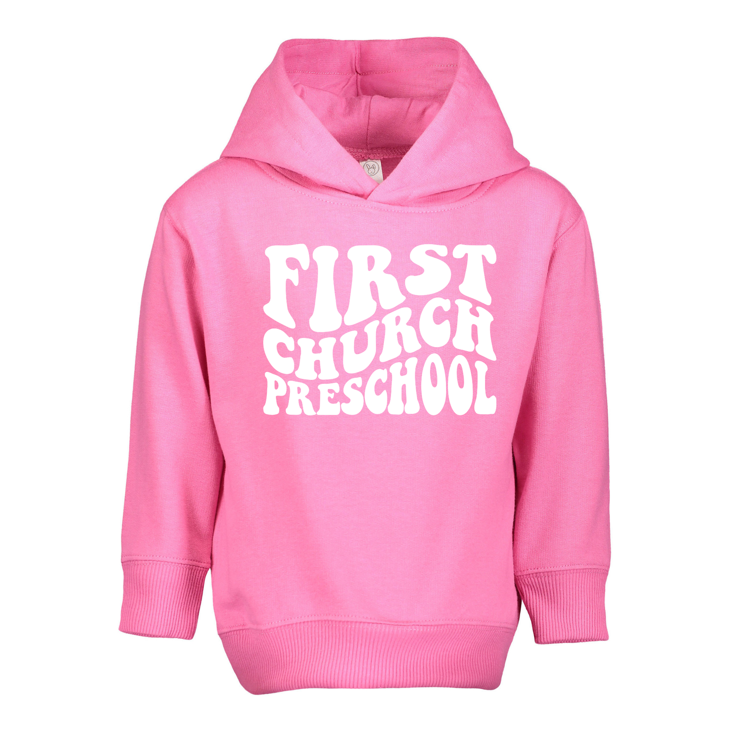 Groovy First Church Preschool | Youth Hooded Sweatshirt