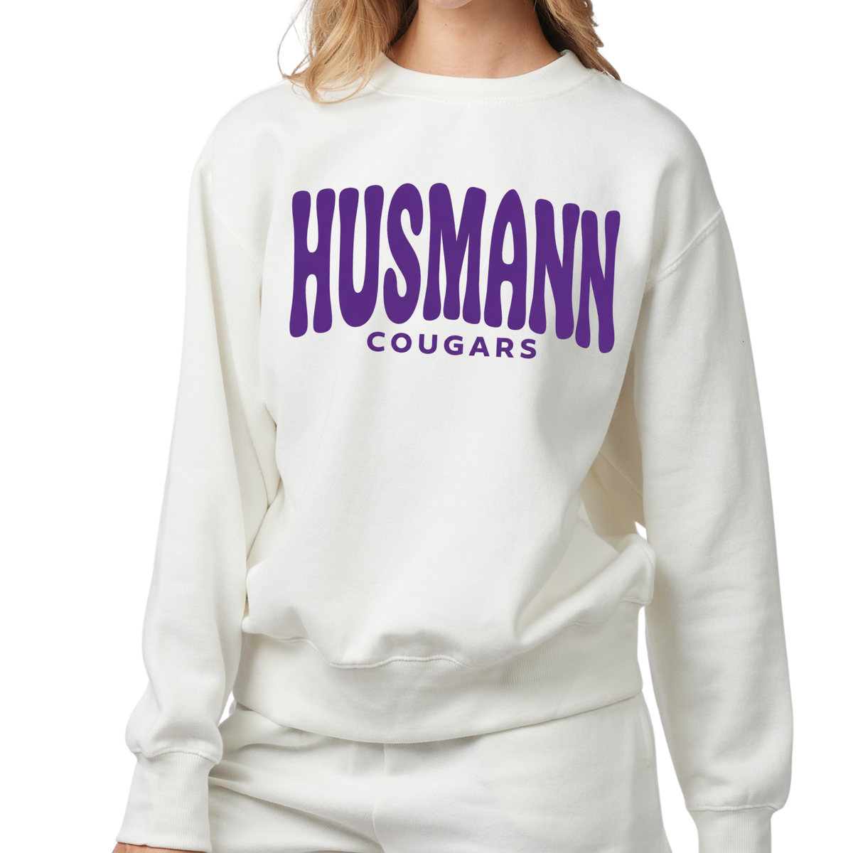 Groovy Husmann | Ladies Boxy Crewneck