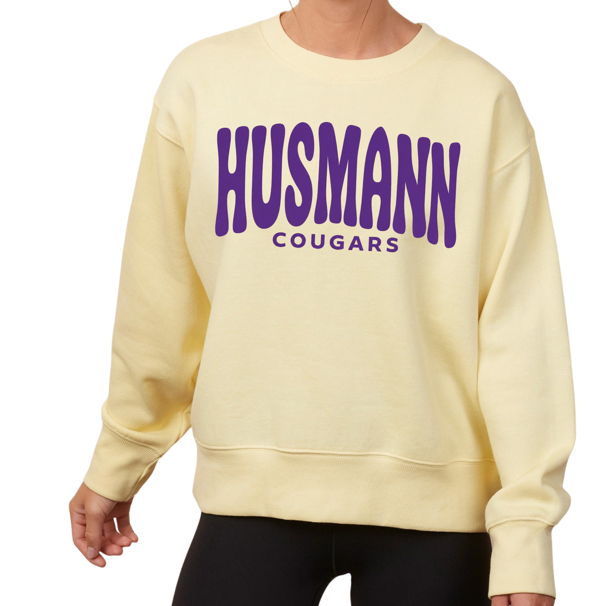 Groovy Husmann | Ladies Boxy Crewneck