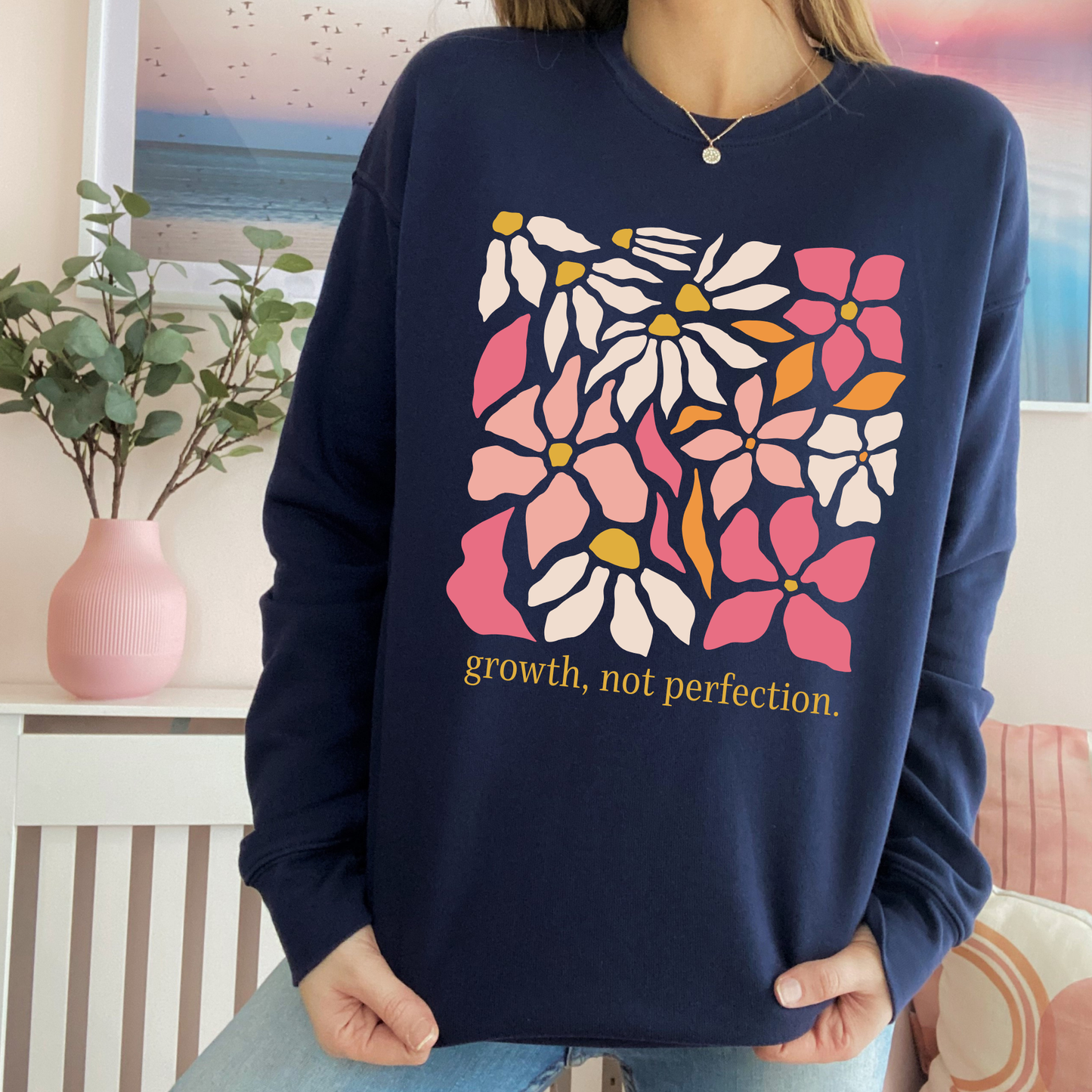 Growth Not Perfection | Adult Crewneck