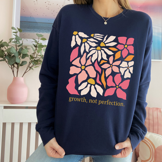 Growth Not Perfection | Adult Crewneck