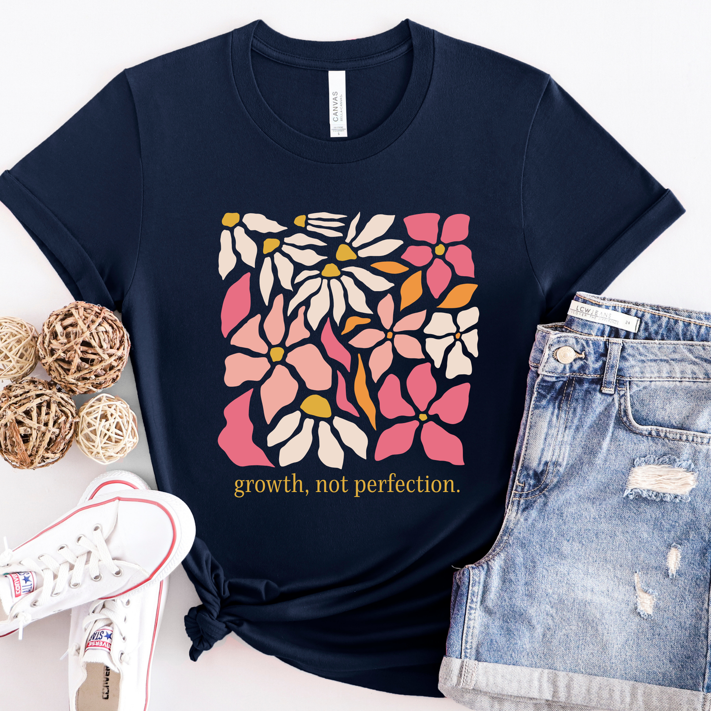 Growth Not Perfection | Short Sleeve Adult Tee