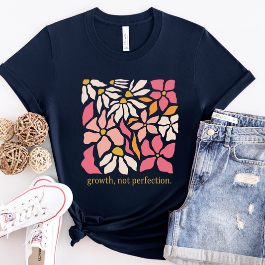 Growth Not Perfection | Short Sleeve Adult Tee