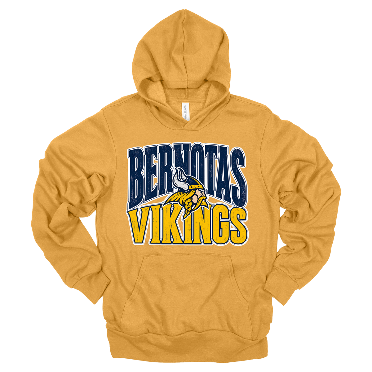 Bernotas Vikings Mascot | Adult Hooded Sweatshirt