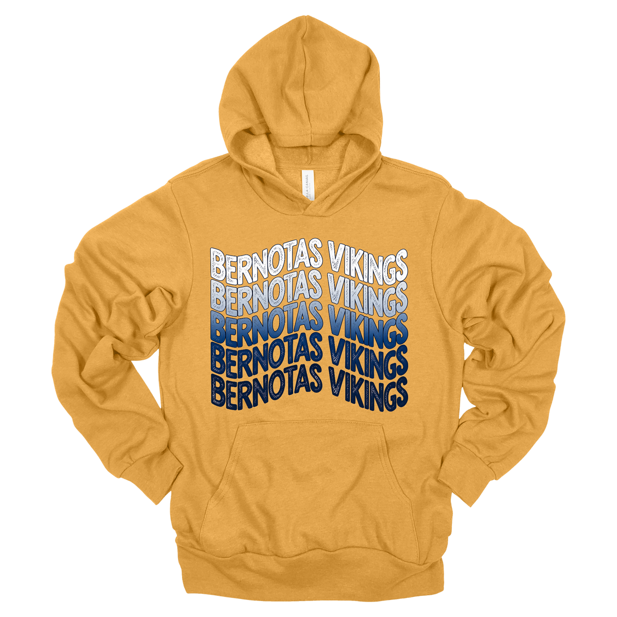 Wavy Bernotas Vikings | Adult Hooded Sweatshirt