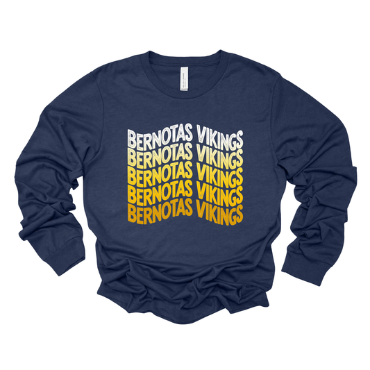 Wavy Bernotas Vikings | Long Sleeve Tee