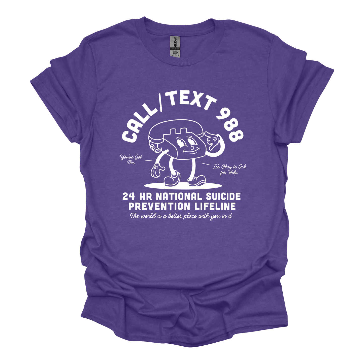 Call/Text 988 | Short Sleeve Tee