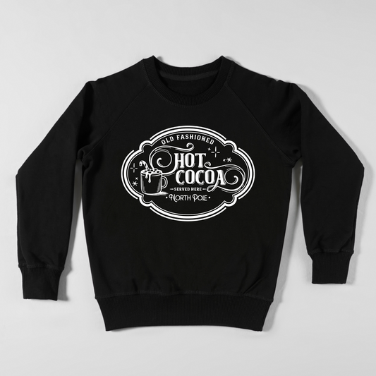 Old Fashioned Hot Cocoa | Youth Fleece Crewneck