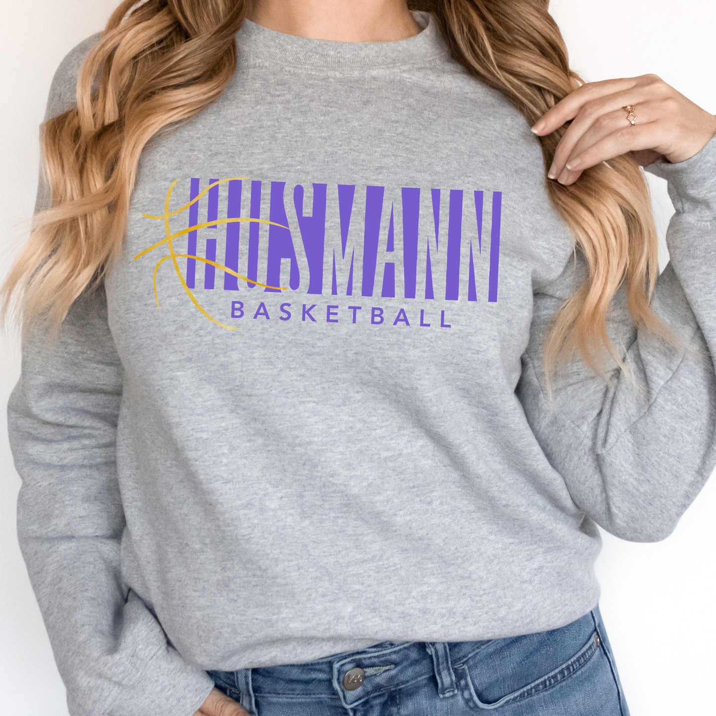 Husmann Basketball | Adult Crewneck