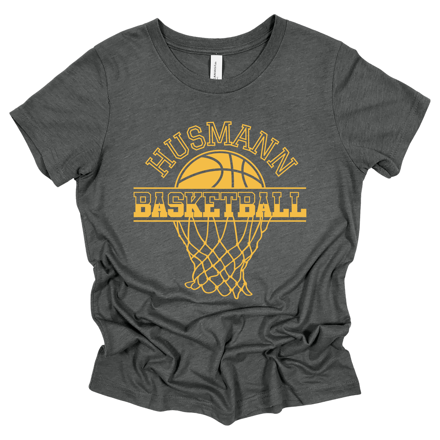 Husmann Elementary Basketball | Short Sleeve Adult Tee