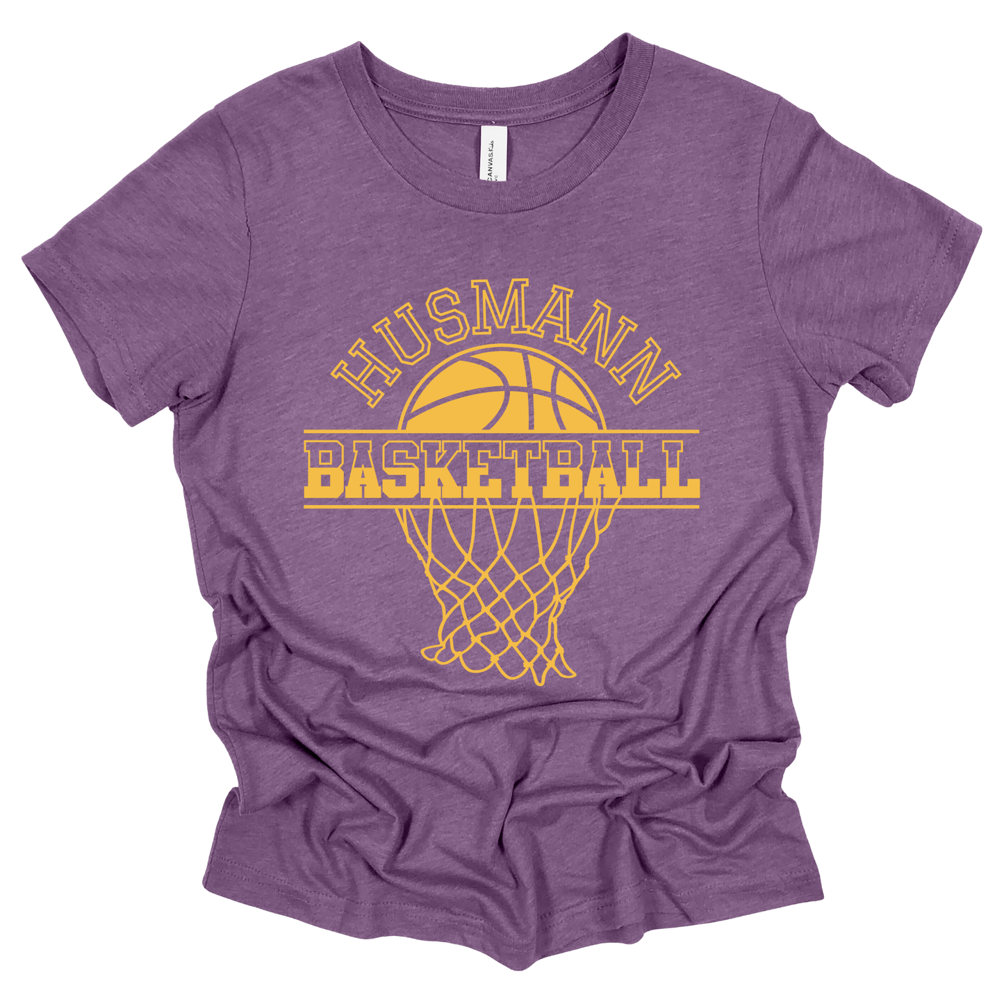 Husmann Elementary Basketball | Short Sleeve Adult Tee