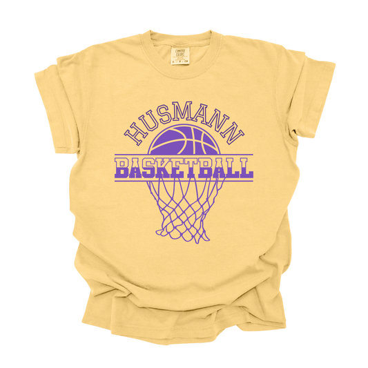 Husmann Elementary Basketball | Short Sleeve Adult Tee