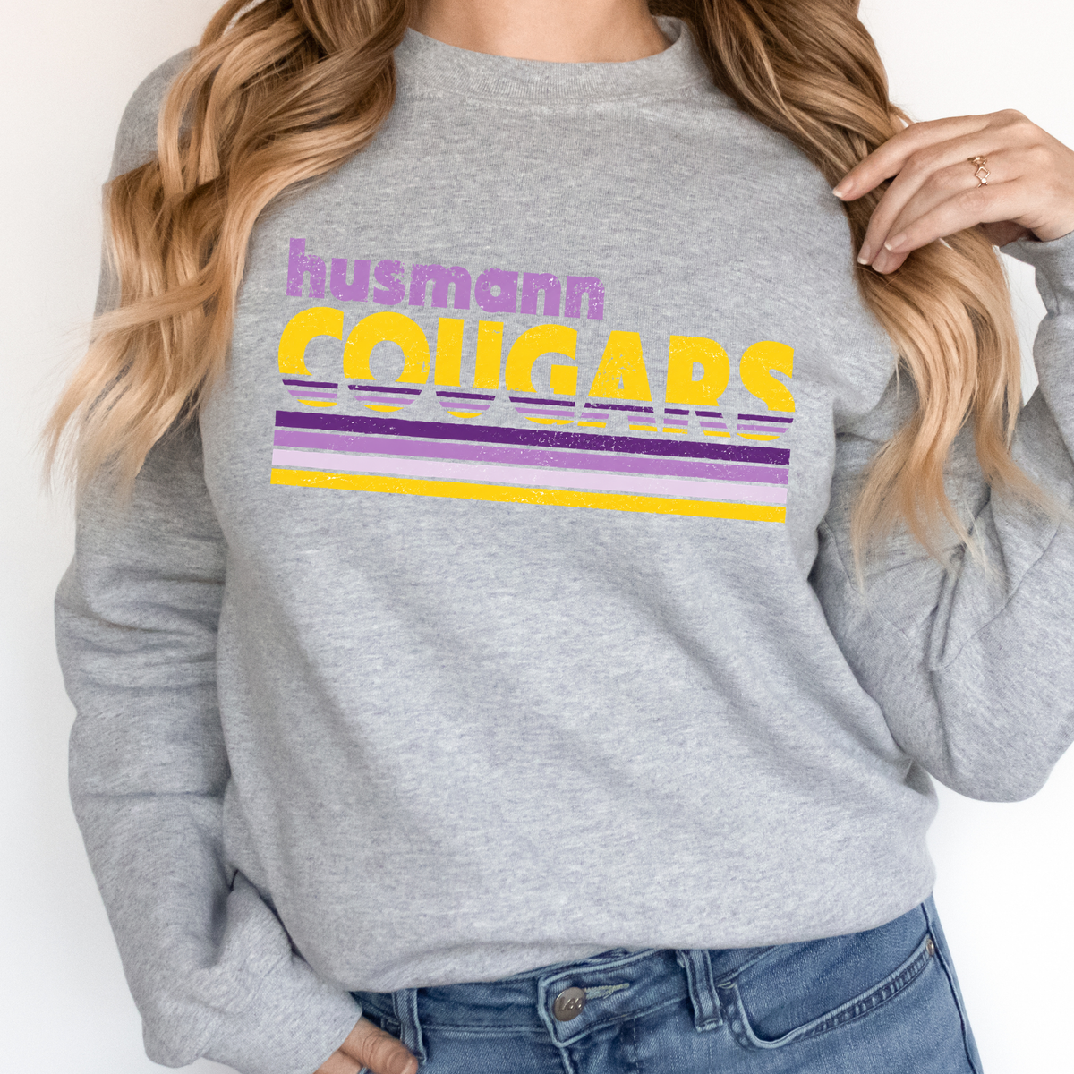 Retro Husmann | Adult Crewneck