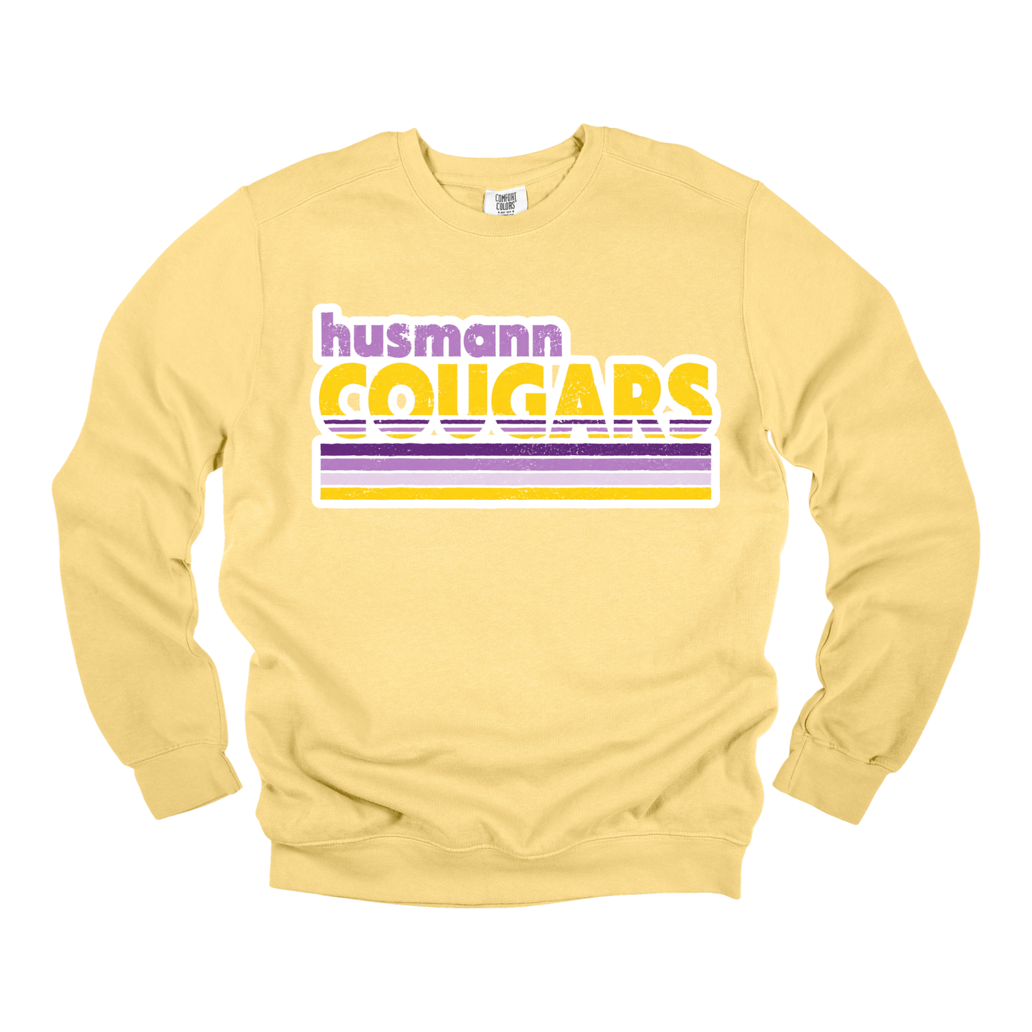 Retro Husmann | Adult Comfort Colors Crewneck