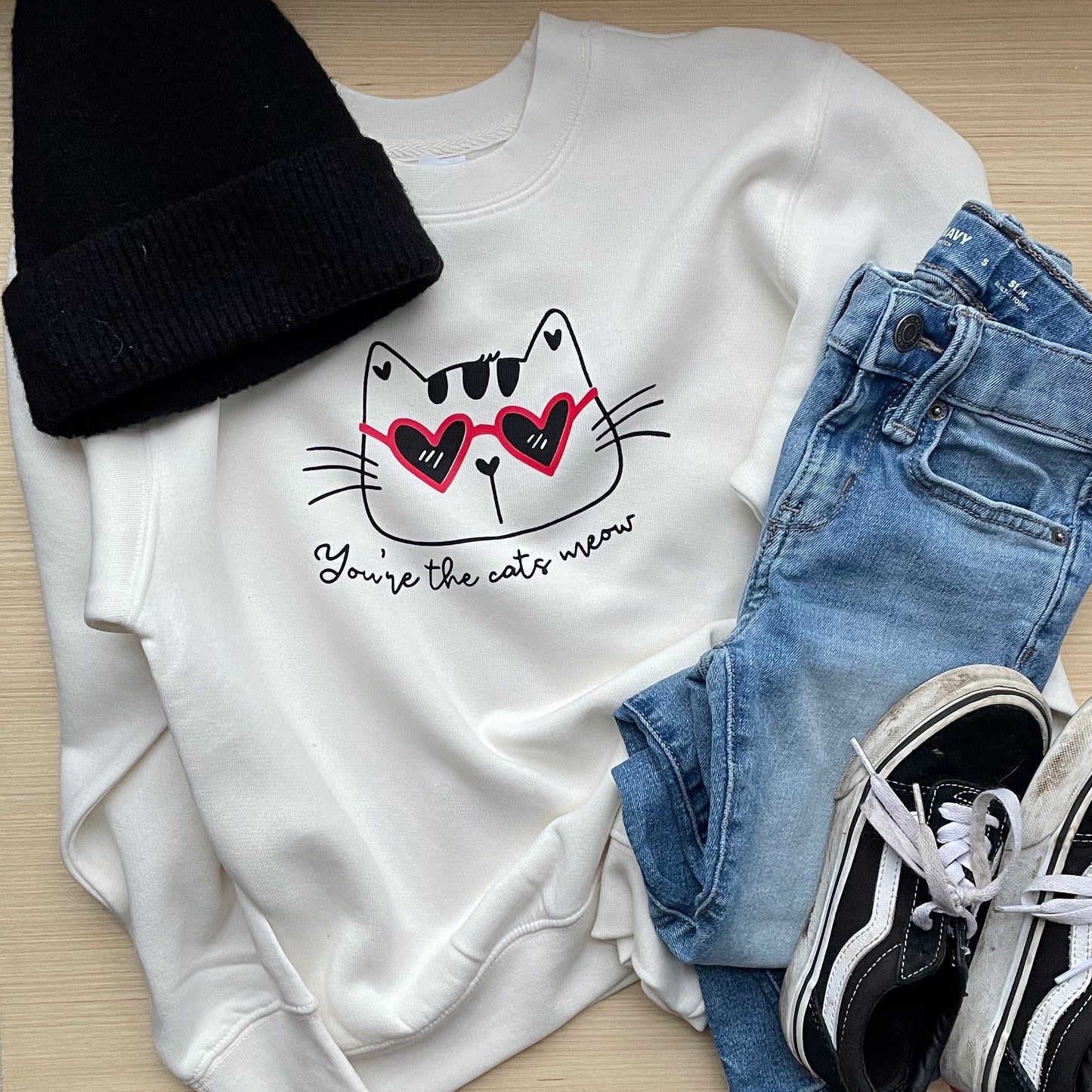 You're the Cats Meow | Youth Fleece Crewneck