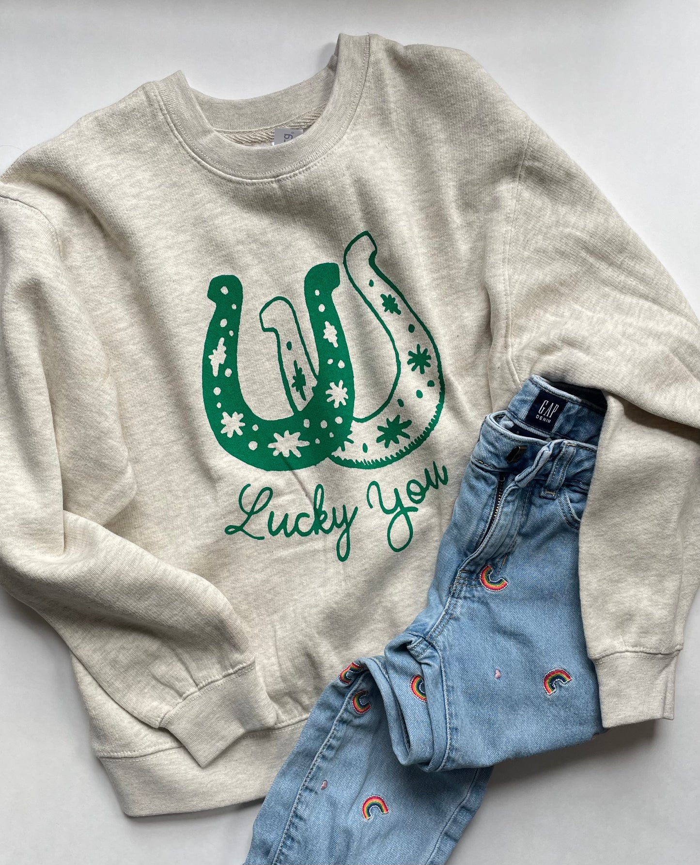 Lucky You | Youth Fleece Crewneck