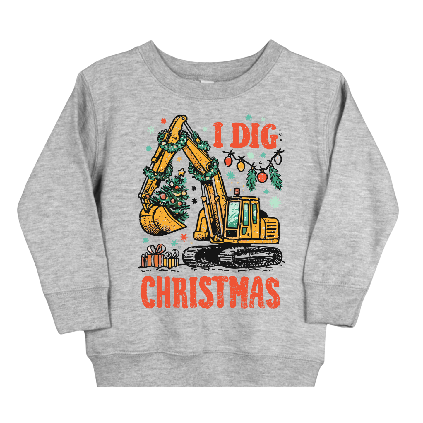I Dig Christmas | Toddler Fleece Crewneck