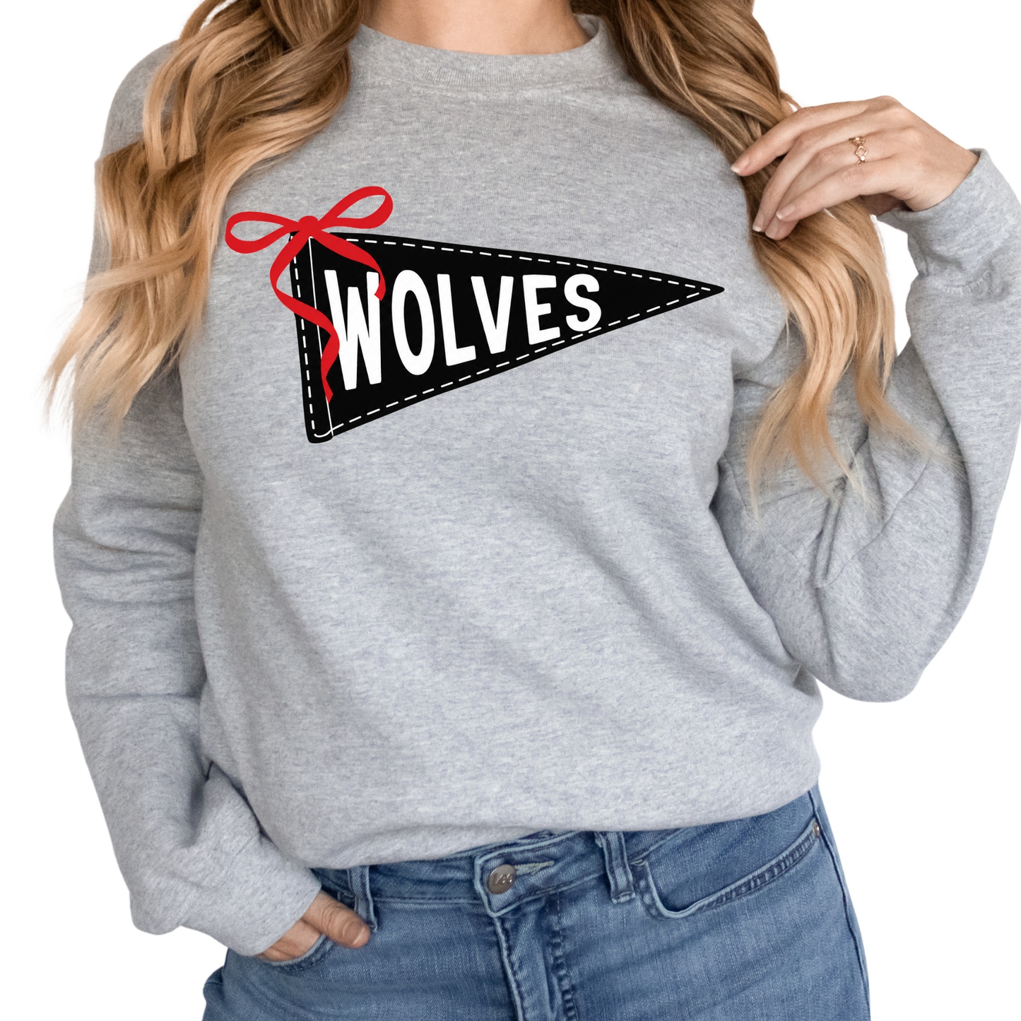 Indian Prairie Bow Flag | Adult Crewneck