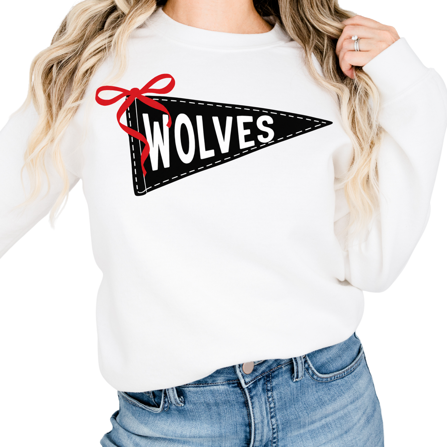 Indian Prairie Bow Flag | Adult Crewneck