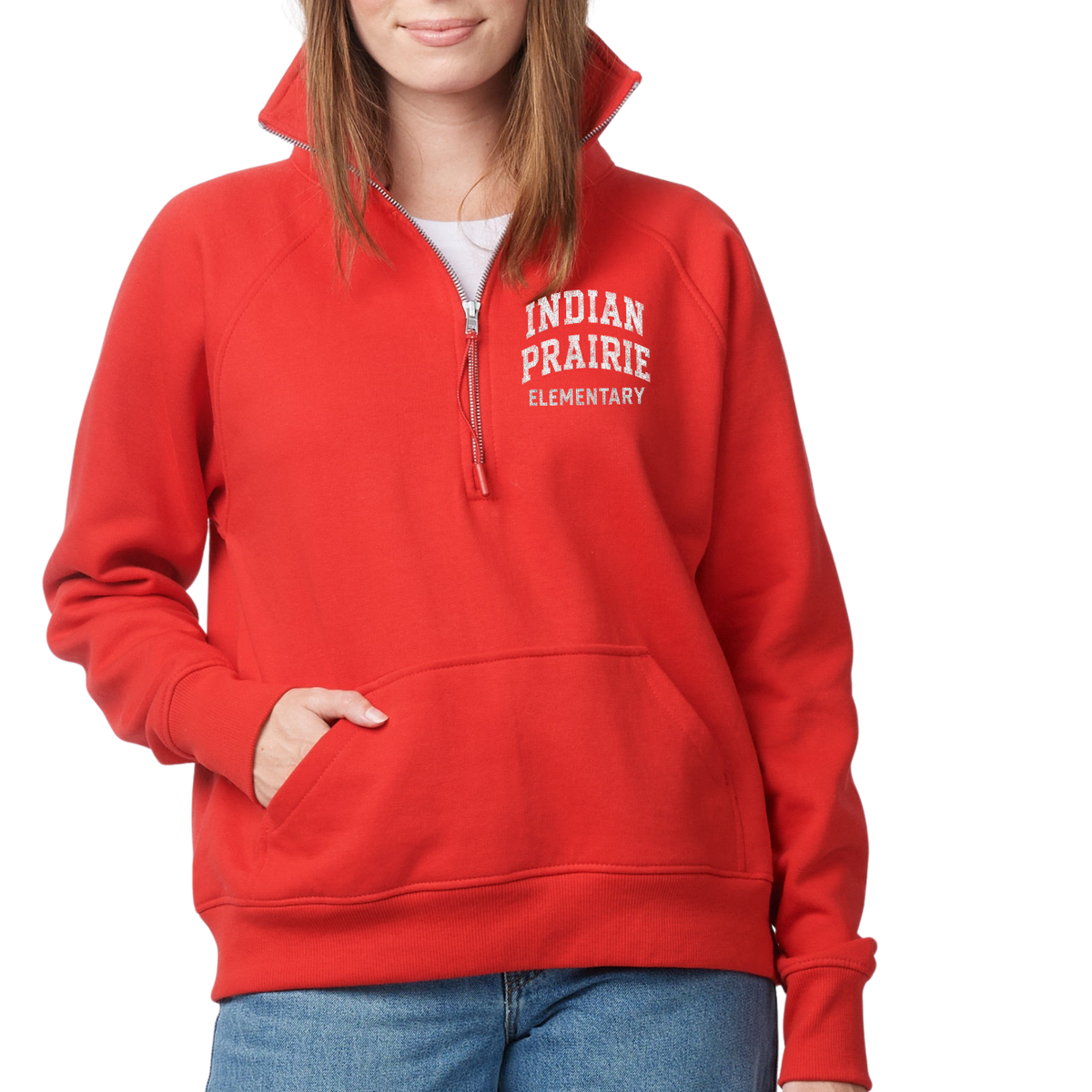 Indian Prairie Elementary | Womens Quarter Zip Fleece