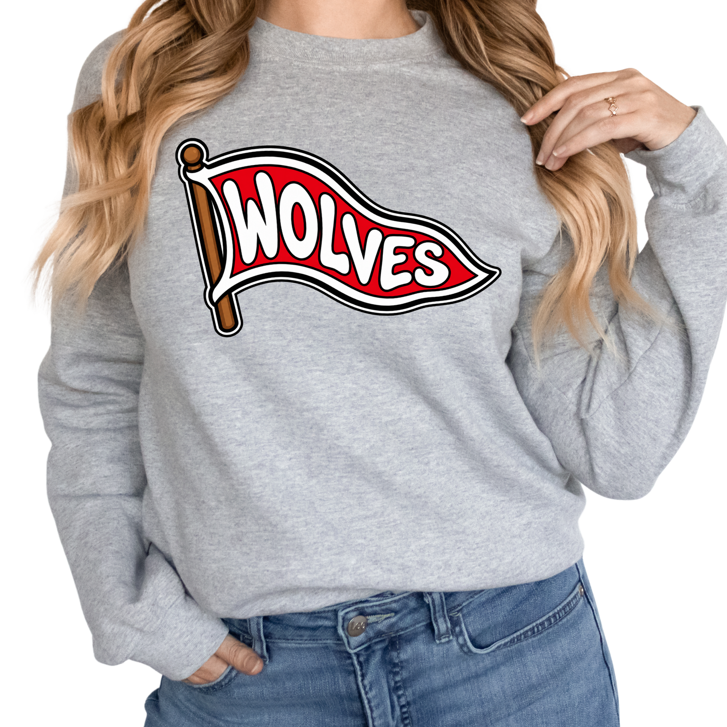 Indian Prairie Flag | Adult Crewneck