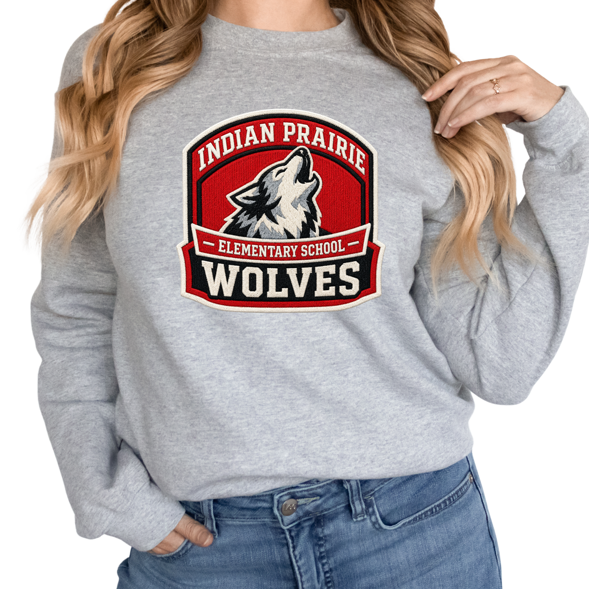 Indian Prairie Patch | Adult Crewneck