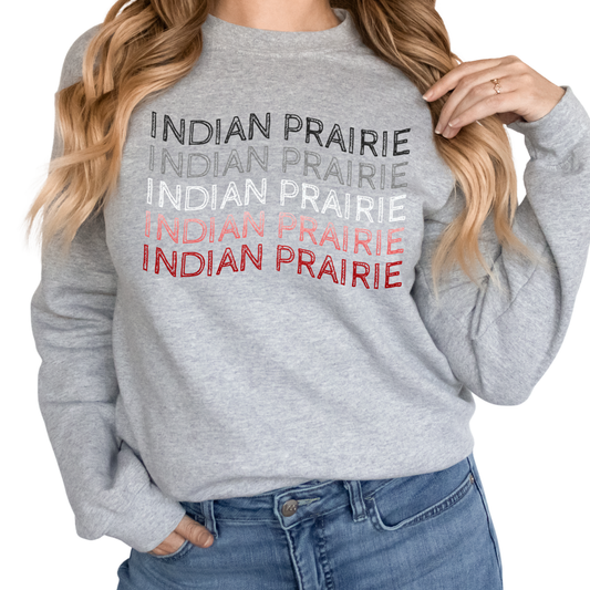 Indian Prairie Waves | Adult Crewneck