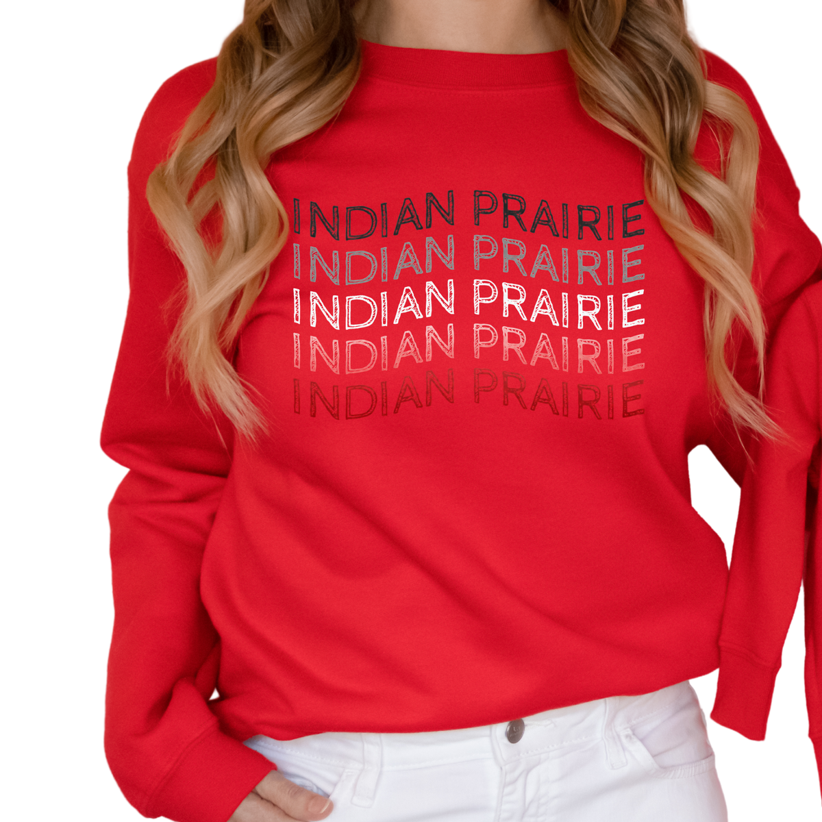 Indian Prairie Waves | Adult Crewneck