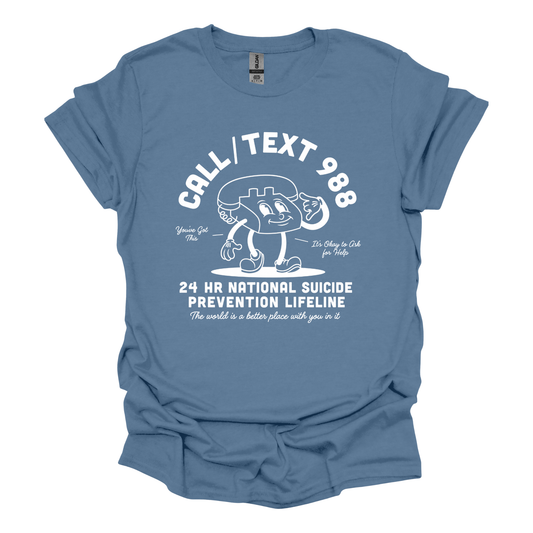 Call/Text 988 | Short Sleeve Tee