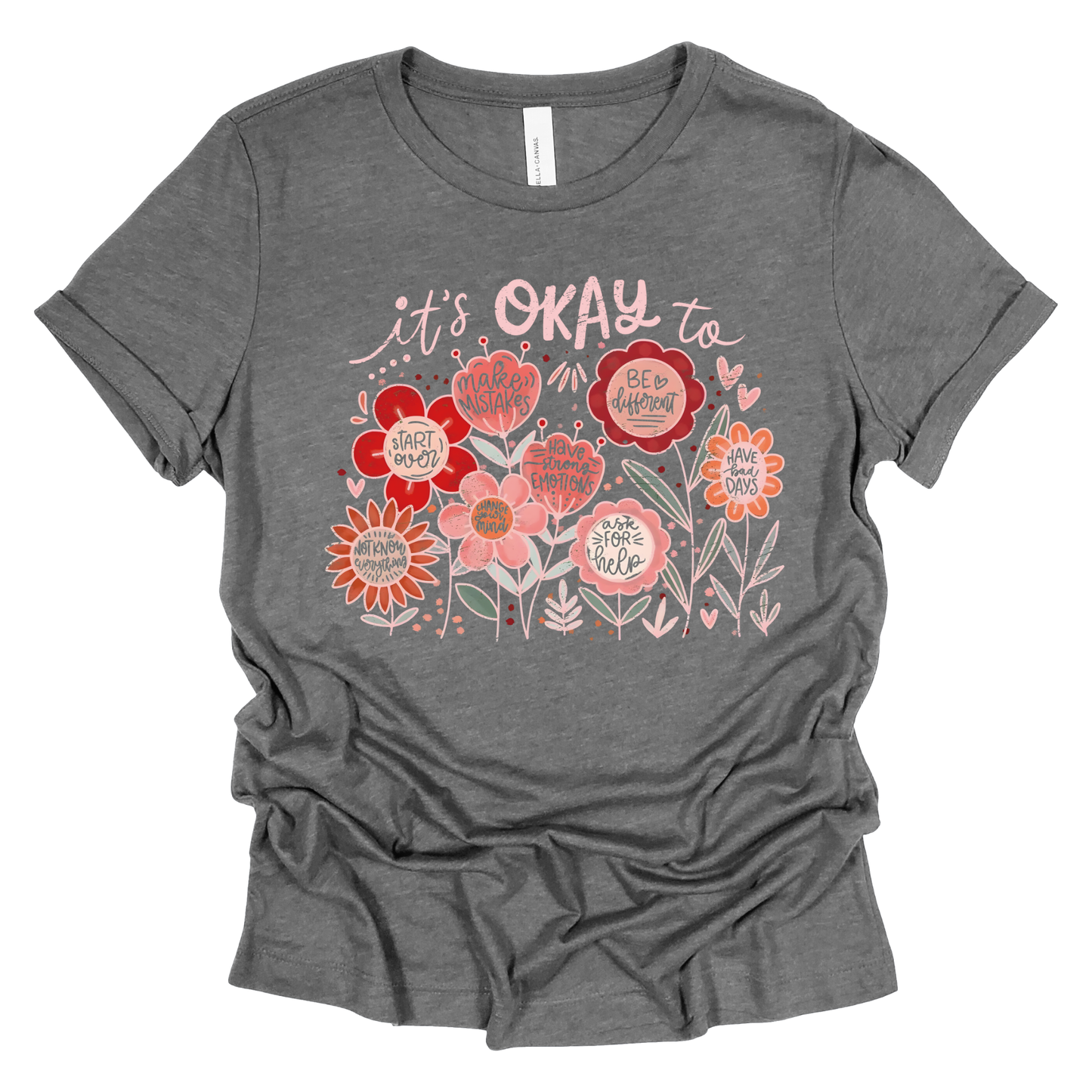 It's Okay // Pink | Short Sleeve Adult Tee