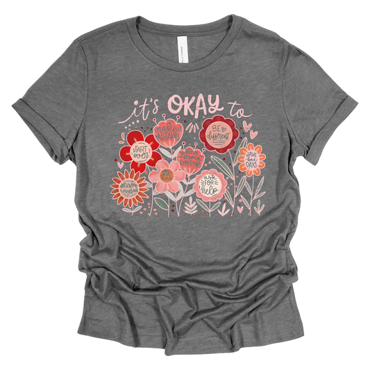 It's Okay // Pink | Short Sleeve Adult Tee