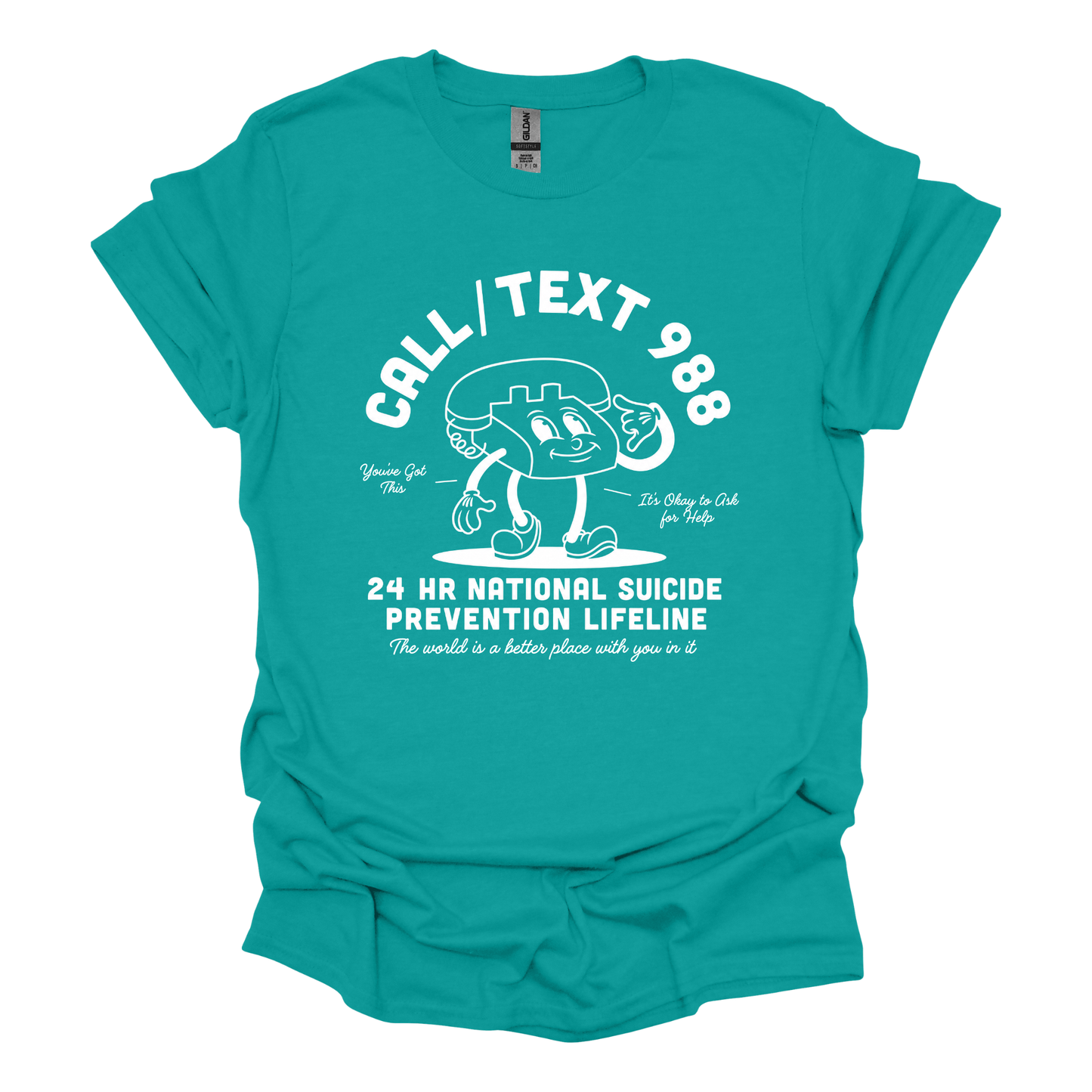 Call/Text 988 | Short Sleeve Tee