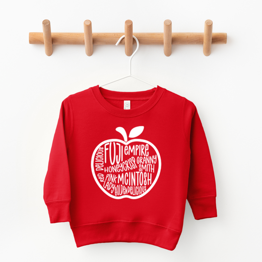 Apple | Toddler Fleece Crewneck