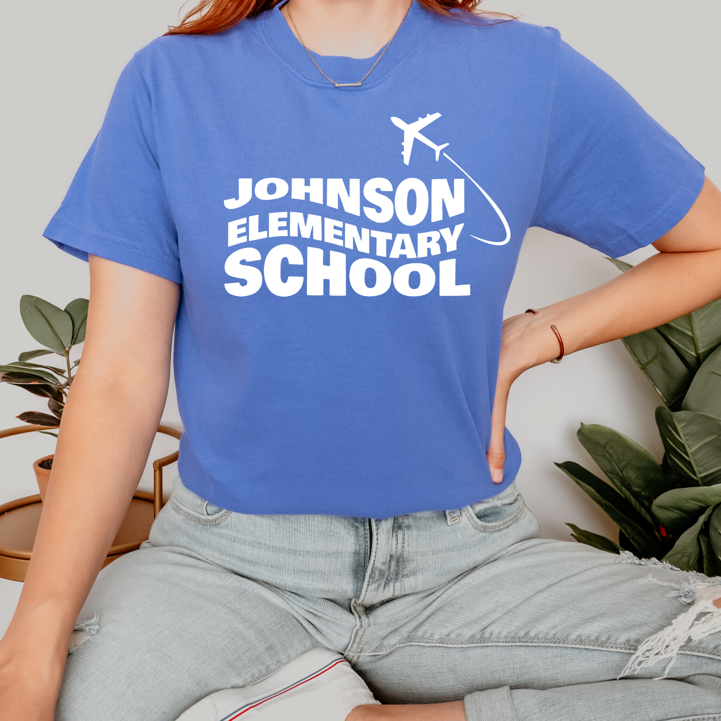 Johnson Elementary School Jets |  Adult Tee
