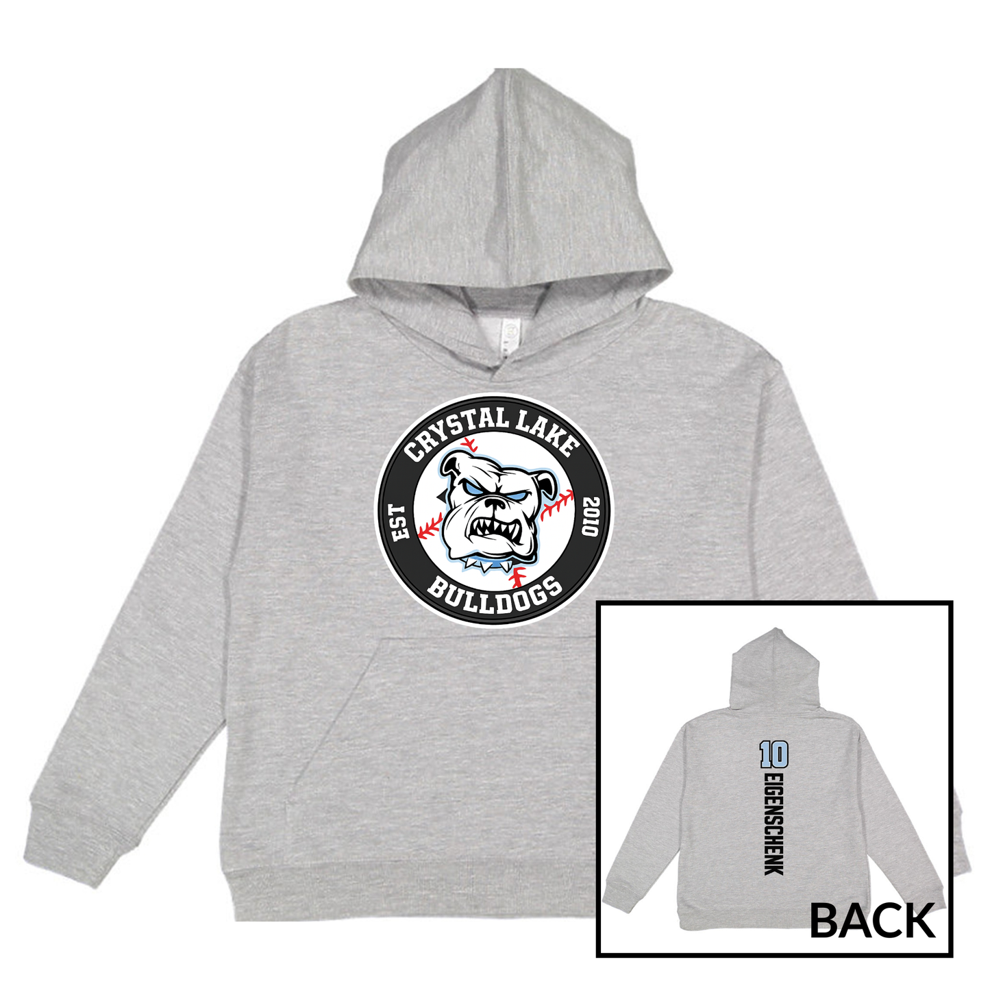 Bulldogs Logo | Youth Hooded Sweatshirt