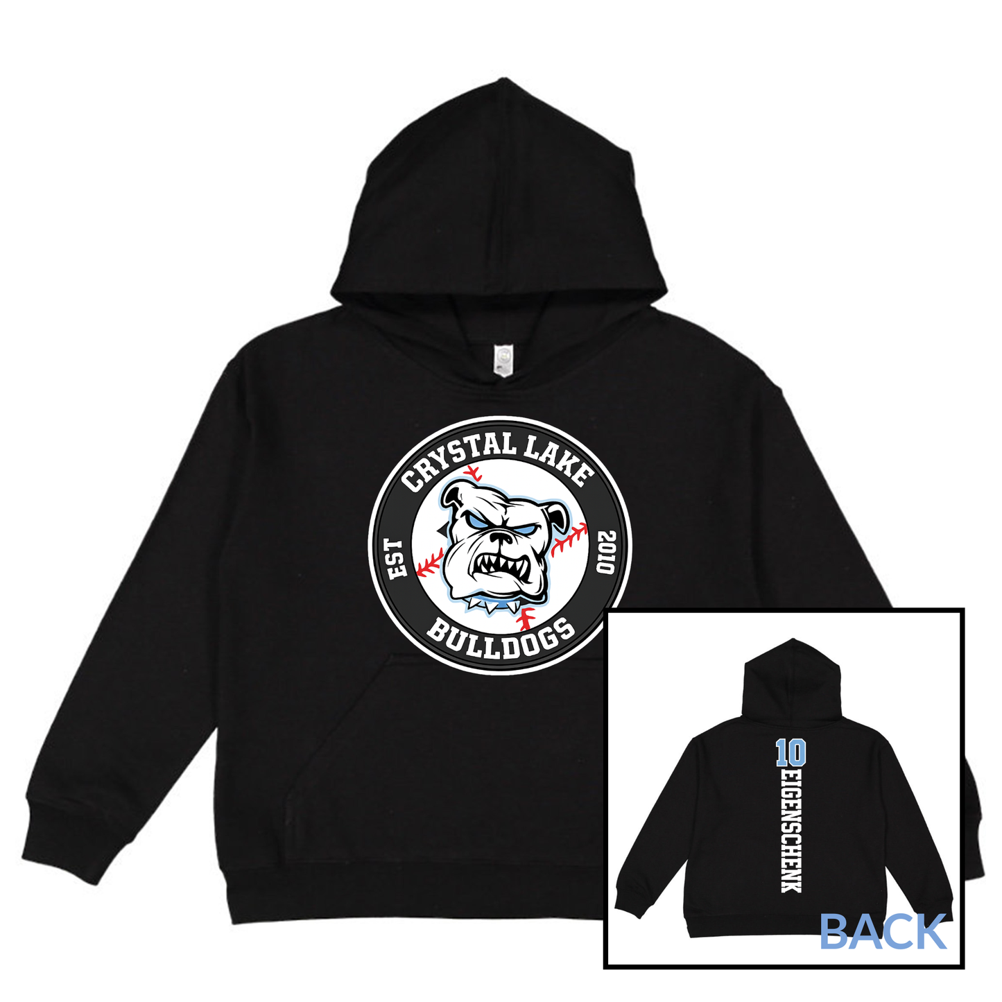 Bulldogs Logo | Youth Hooded Sweatshirt