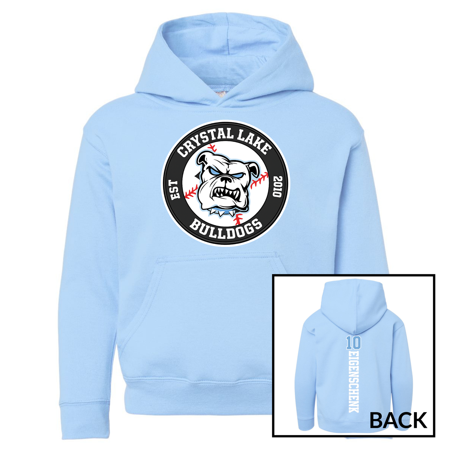 Bulldogs Logo | Youth Hooded Sweatshirt