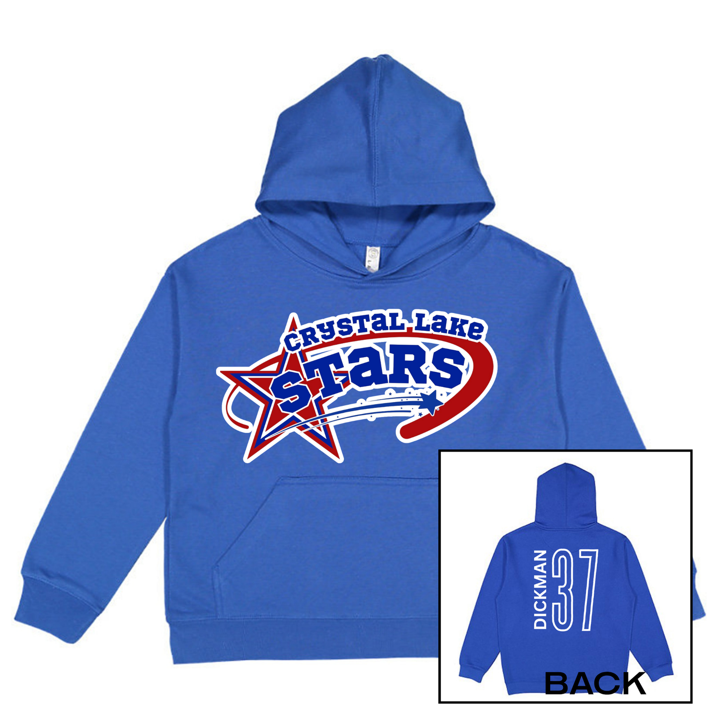 CL Stars Baseball | Youth Hooded Sweatshirt