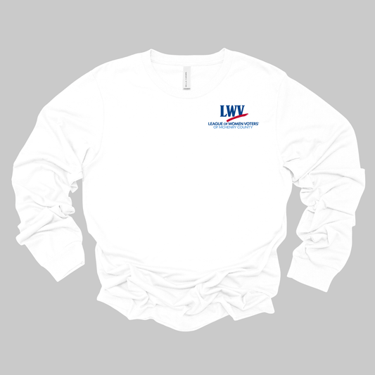 League of Women Voters, Pocket Logo | Long Sleeve Tee