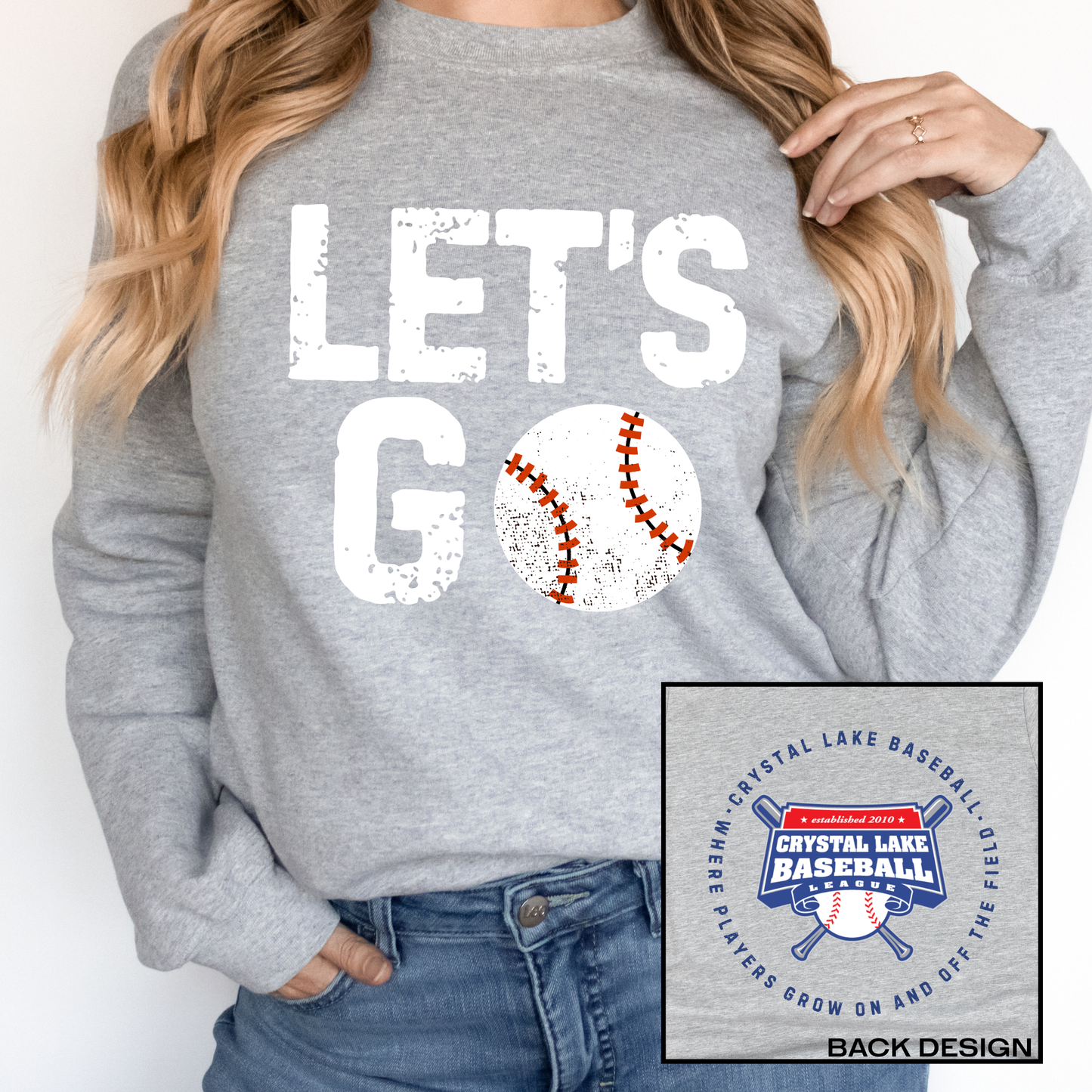 Let's Go CLB | Adult Crewneck