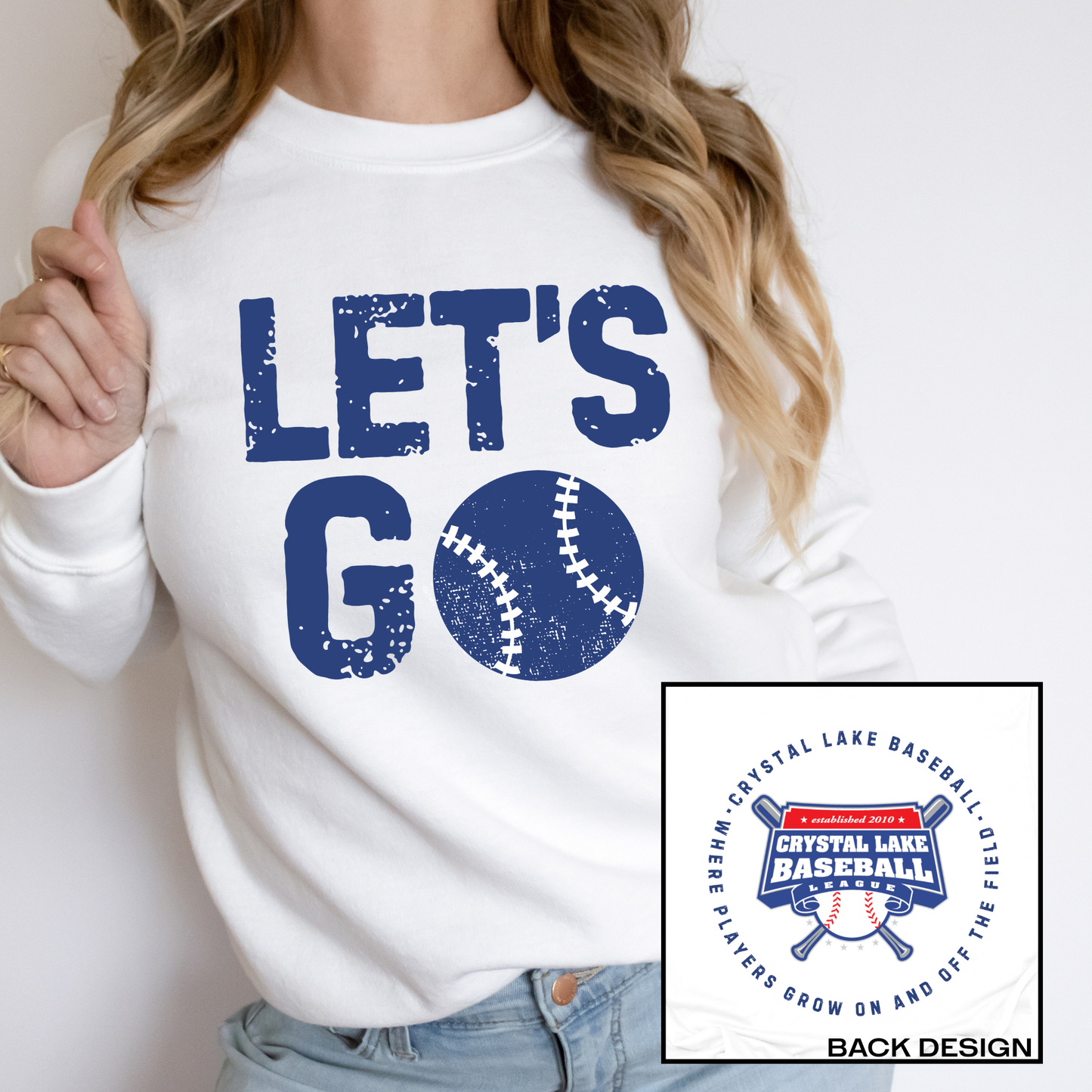 Let's Go CLB | Adult Crewneck
