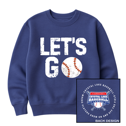 Let's Go CLB | Youth Fleece Crewneck
